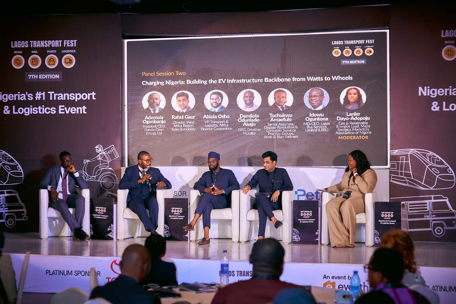 Delegates networking at Lagos Transport Fest