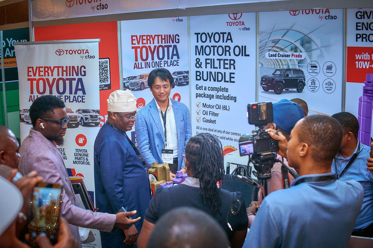 Attendees networking at Lagos Transport Fest